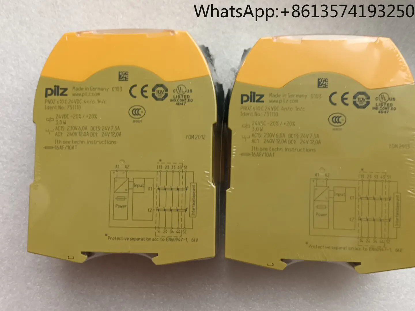 PILZ PNOZ s10 24VDC 751110 safety relay