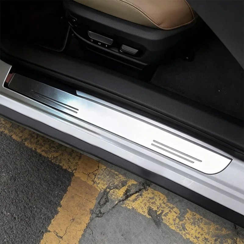 Pvc Plastic Door plate Trim for RANGER 2012-2019 T6 T7 T8 Led Door sill plate Welcome pedal Scuff Plate Exterior Accessories view 3