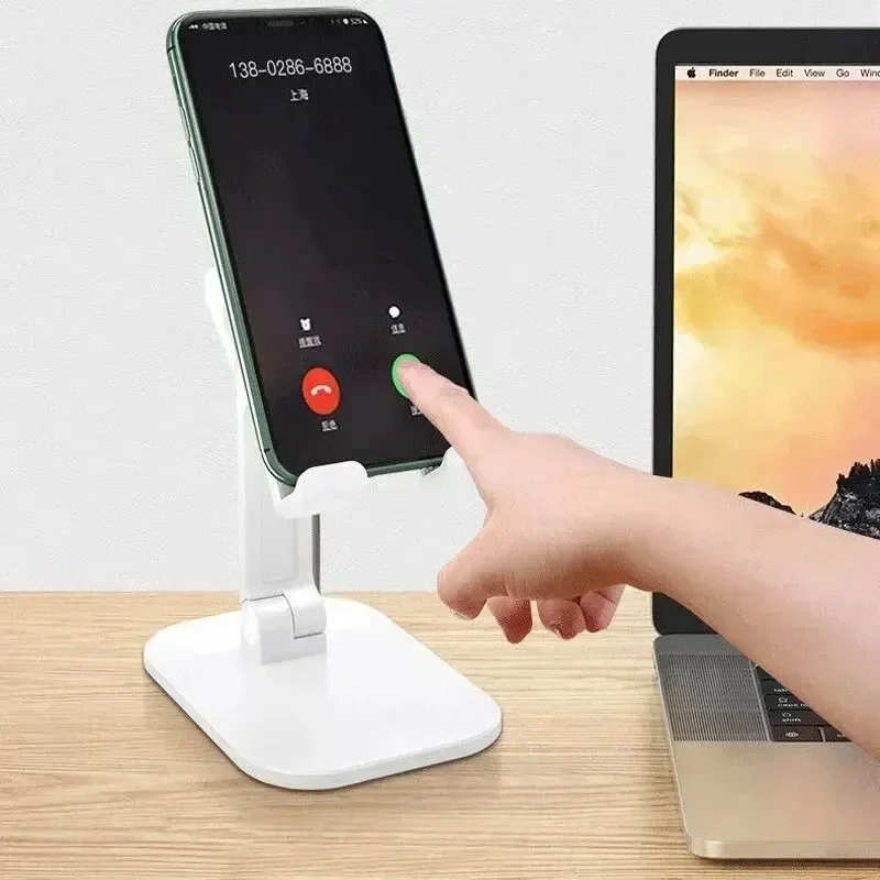 حامل هاتف محمول مكتبي لهاتف IPhone IPad Xiaomi قابل للتعديل وقابل للطي لسطح المكتب وحامل عالمي للهاتف الخلوي