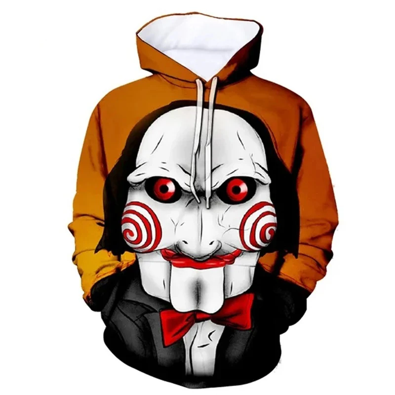 Saw Horror Movie 3D Print Hoodies Men Women Casual Streetwear Oversized Sweatshirts Hoodie Male Pullovers Tracksuit Man Clothing