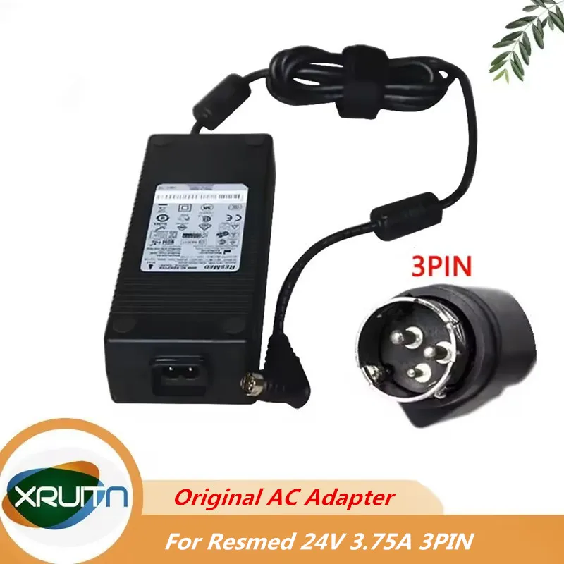 

Original For RESMED 24V 3.75A 90W R360-760(DA-90A24) R360-760 S9 IP21 IP22 Power Supply AC Adapter Charger