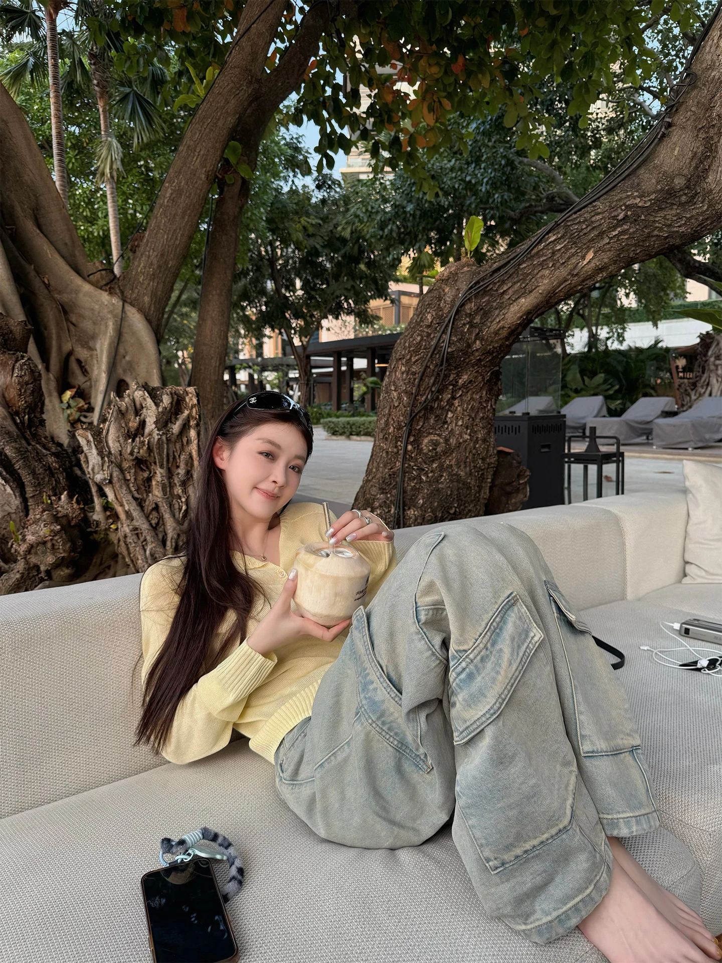 

American Sle Heavy Du Salt Acid Waed Workwear Jeans Old Faioned op Owner's Personal Cotton Jeans Loose Fit Ladies