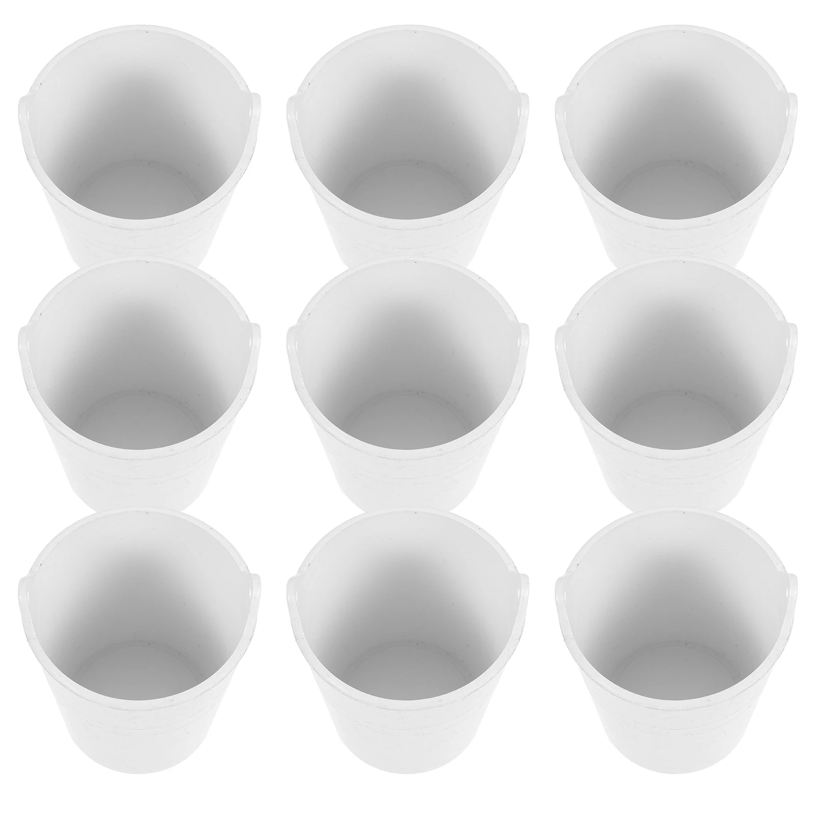 

10pcs Mini Uncolored Buckets 5 7cm Craft Accessories DIY Plastic Flower Vase Home Decor Storage Container Small Pail Farmhouse