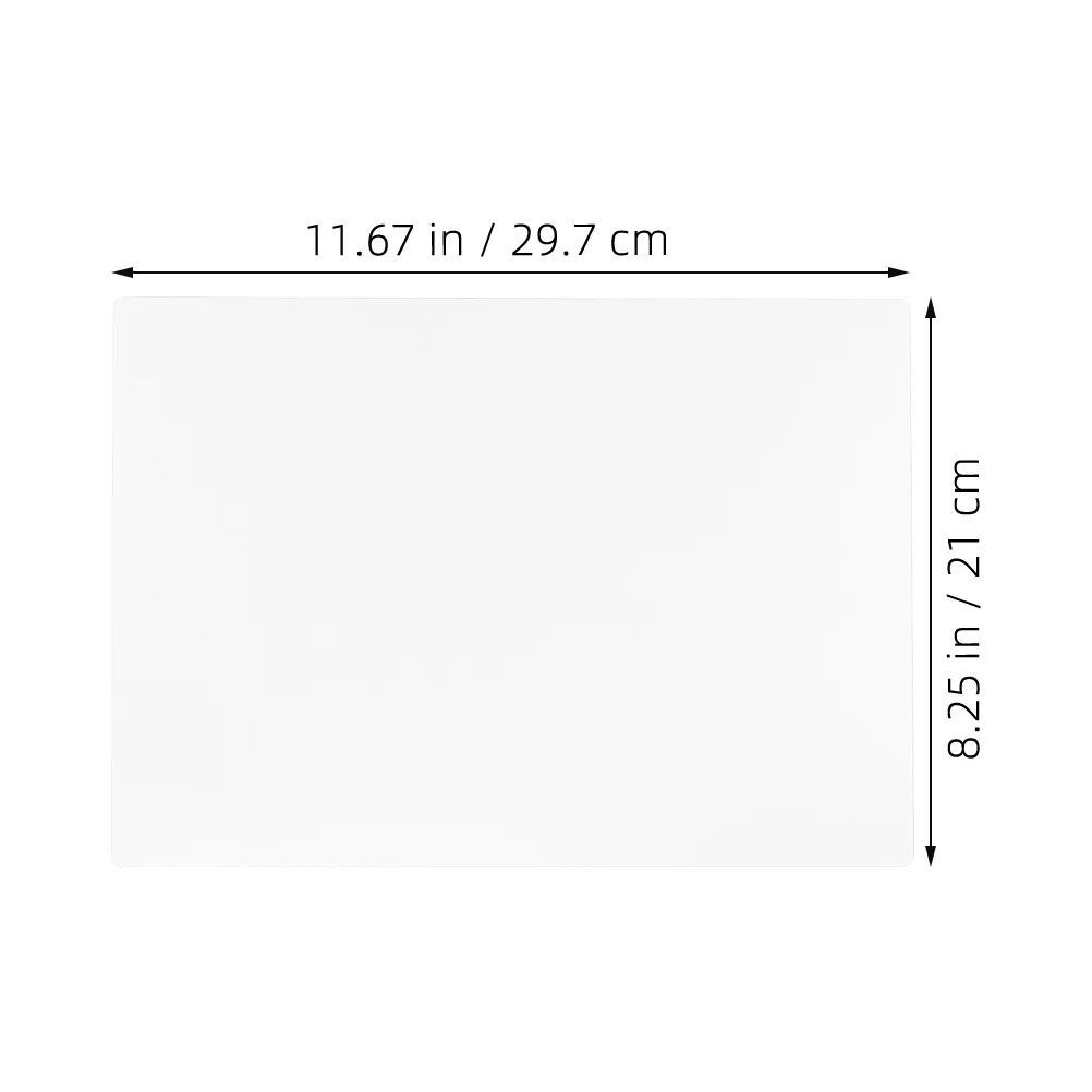 15 Stuks Schrijfbord Plastic A4 11.67x8.25 Inch Examen Tekening Bureau Pad Student Kantoor Transparante Schrijfmat Anti slip