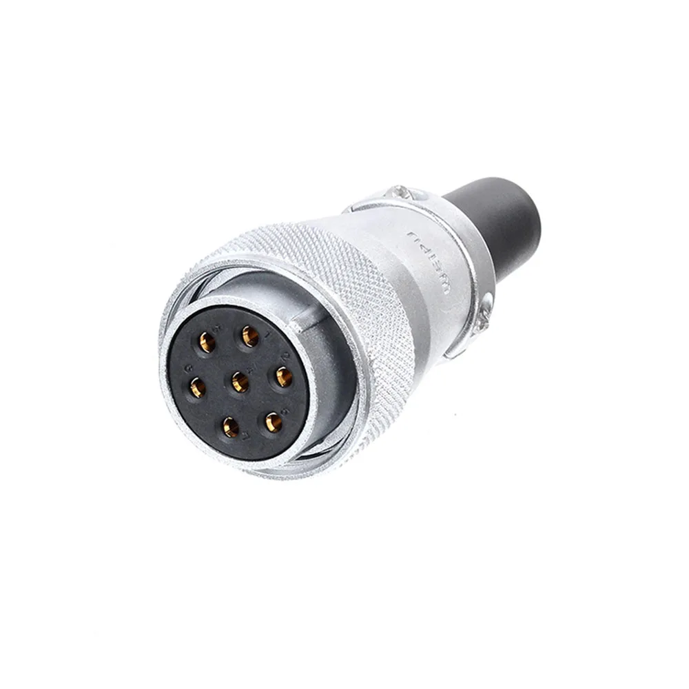 WEIPU WS28 TQ Female Plug 2 3 4 7 Pin M28 Power Connector 8Pin 9Pin 10Pin 12Pin 16Pin 17Pin 20Pin 24Pin 26Pin 35Pin Adapter