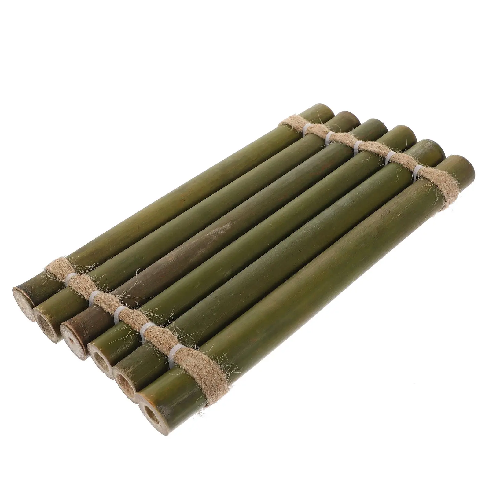 

Bamboo Decoration 25cmx10-14cm Fish Tank Waterfall Board Aquarium Fountain Layout DIY Ornament Bamboo Mat Accessory