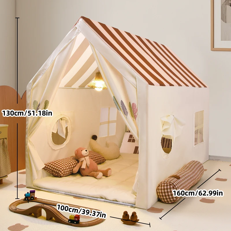 خيمة أطفال محمولة قابلة للطي للاستخدام الداخلي والخارجي، قاعدة سرية صغيرة للأطفال، سهلة الإعداد، متعة داخلية وخارجية #6