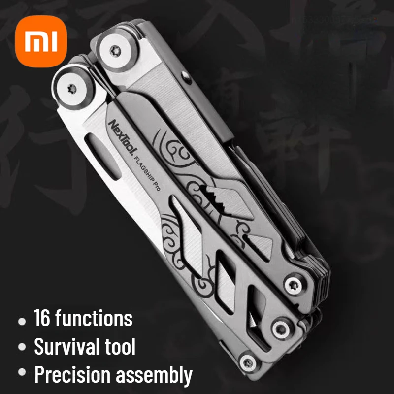 Xiaomi NexTool Flagship Pro Special EDC Outdoor Hand Tool 16 IN 1 Multi-Tool Pliers Multi Tool Outdoor Folding Pliers EDC Knife