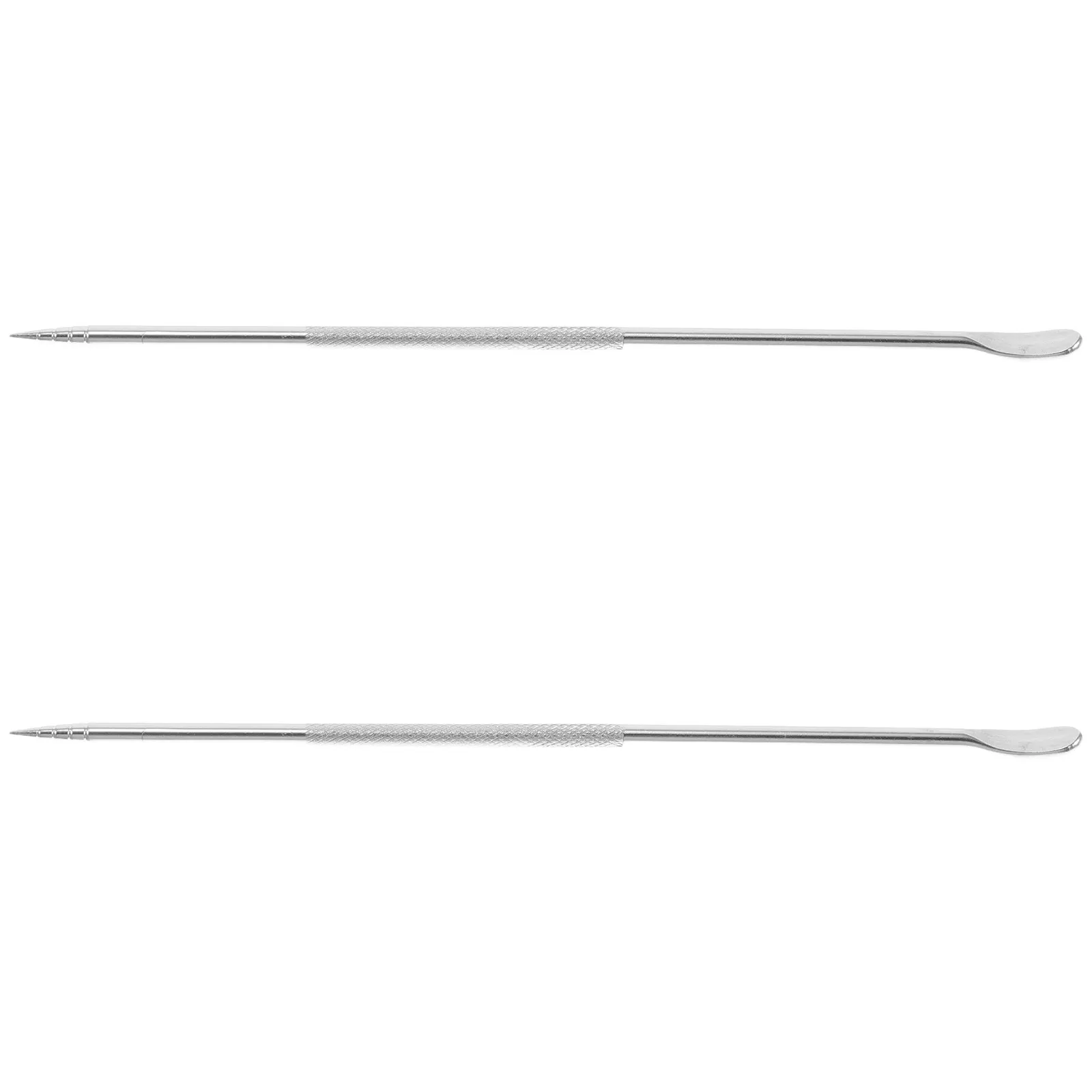 2Pcs Stainless Steel Latte Art Pen Needle Hook Stirrer Set Precision Coffee Drawing Tool for Espresso Latte Cappuccino