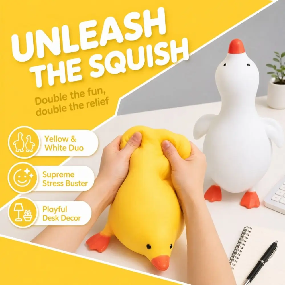 Squishy Duck Squishy Toy Antistress Cute Animals Duck Pinch Le Slow Rising Kawaii Design Slow Rising Squeeze Toy Vent Toy