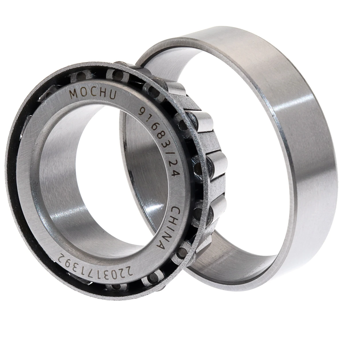 

MOCHU 91683/24 24x41x12.5 41x24x12.5 91683-24 91683 Tapered Roller Bearing Motorcycle Support Bearing Cone + Cup Single Row