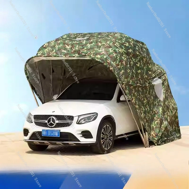 

Автомобильный полуавтоматический складной навес, домашний тент, уличная защита от солнца, мобильный гаражный навес, парковочное пространство, непромокаемый сарай для парковки