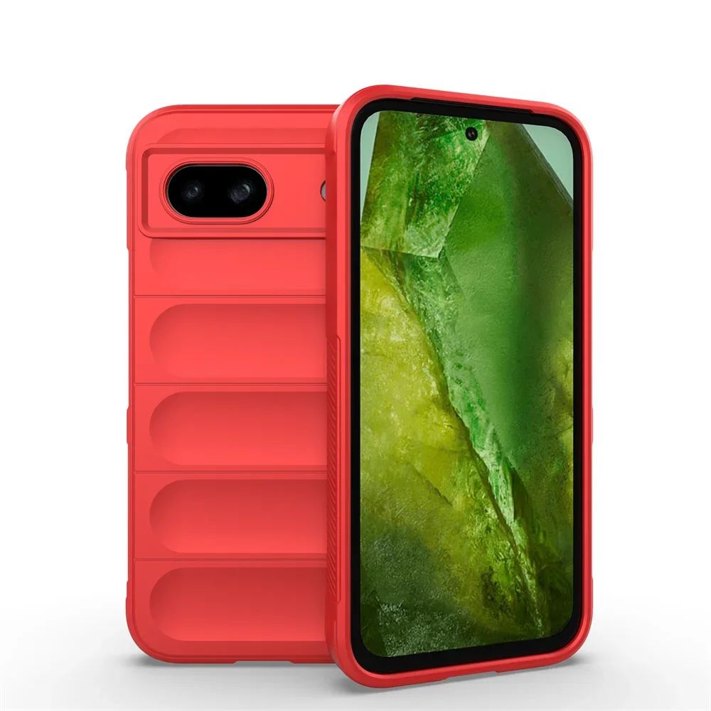 Funda trasera de silicona suave para Google Pixel 8a, carcasa a prueba de golpes