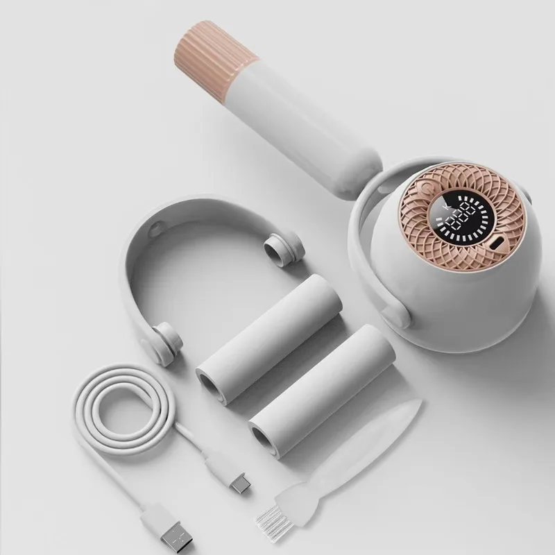 

Перезаряжаемая машинка для удаления катышков 2-в-1 с 6 лезвиями, LED-дисплеем, 3 скоростями и роликом для удаления шерсти животных, бытовой прибор для удаления ворса