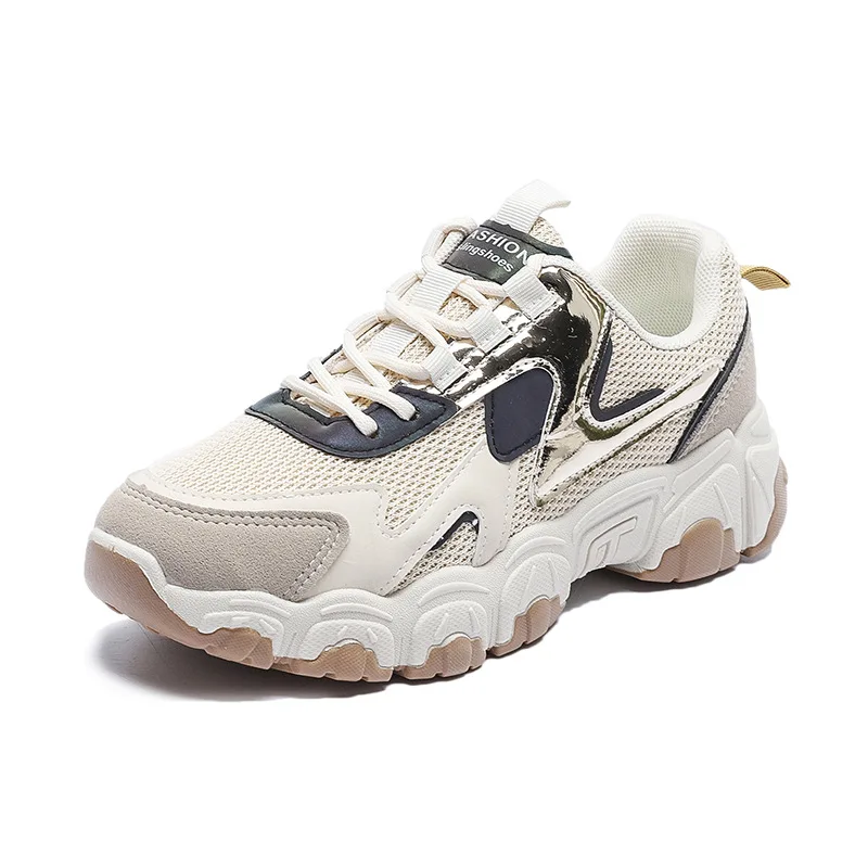 Casual Fashion Thick Bottom Sport Shoes for Women Outdoor Athletic Walking for Male Luxury Brand Natural Leather Casual Sneakers