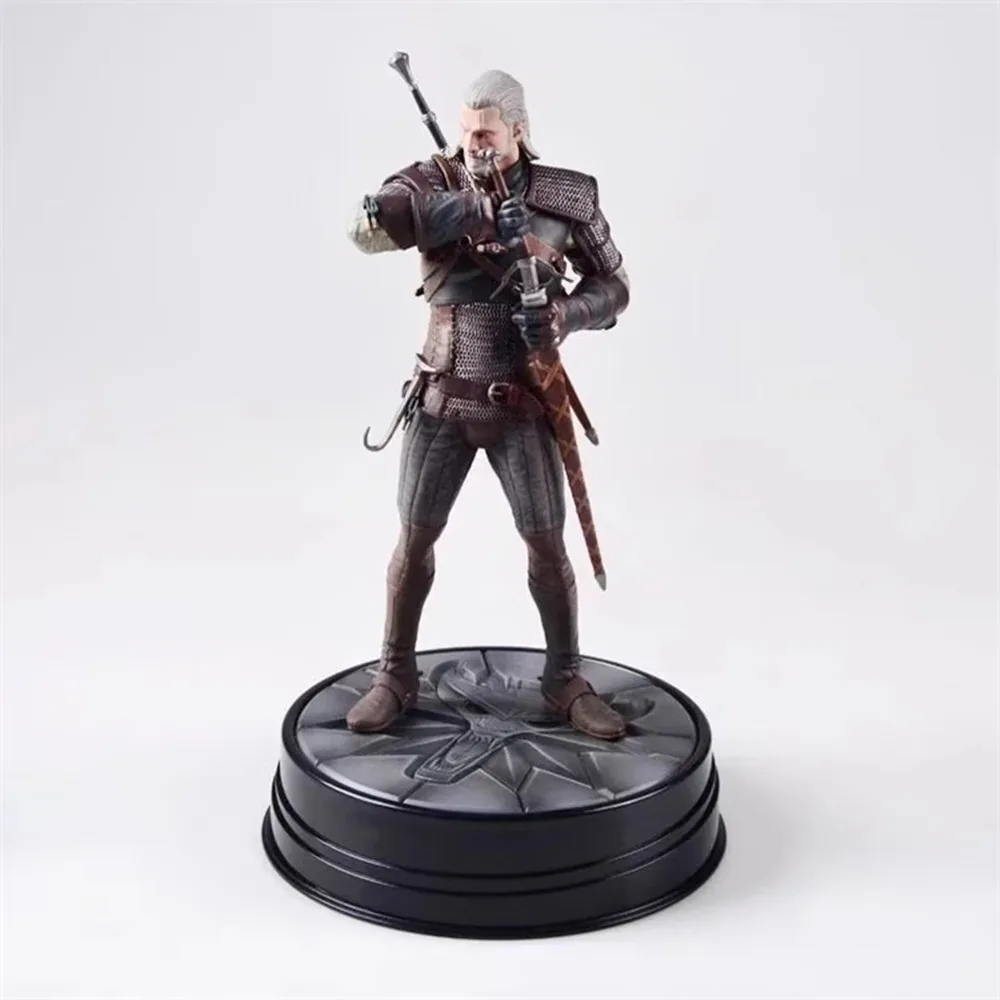 Witcher-ed 3 Geralt Action Figure Wild Hunt Wolf Figurine PVC Collectable Model Toys Gift Doll