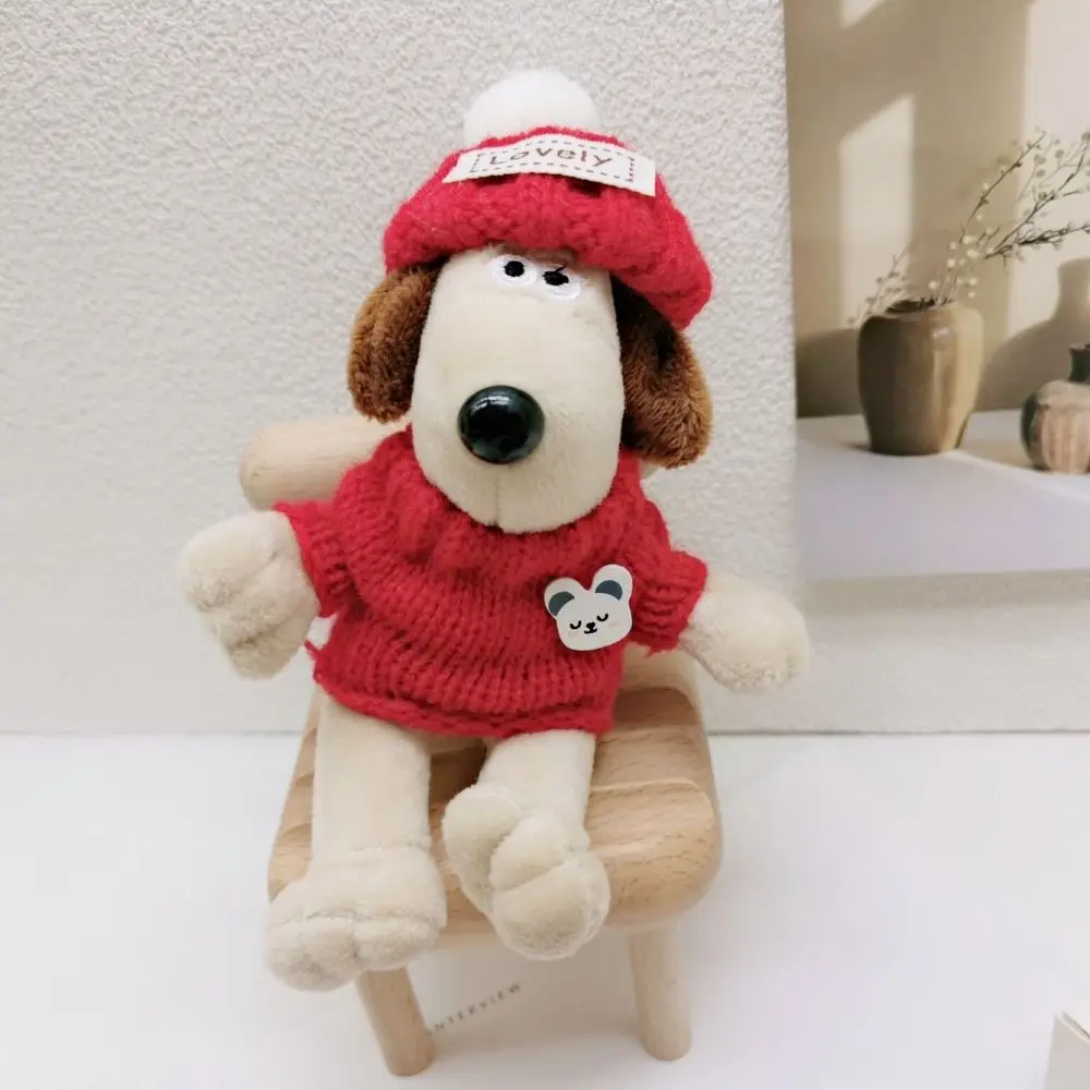 Fashionable Doll Sweater Clothes for 14cm Wallace Gromit Dog All-match Rib Knitting Child Birthday Gift Toy Cute