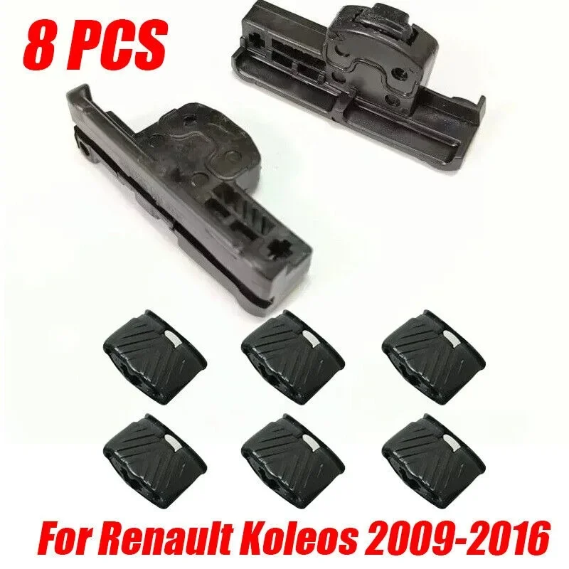 New 8PCS Sunroof Bracket Slider Buckle Rail Clip Repair Kit For Renault Koleos 09-16