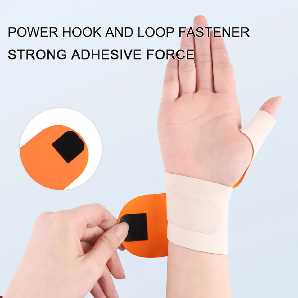 1 قطعة الإبهام ضغط المعصم الحرس المعصم سلالة رقيقة ضوء صالح الإبهام كم المفاصل التواء المعصم وتر غمد كم واقية