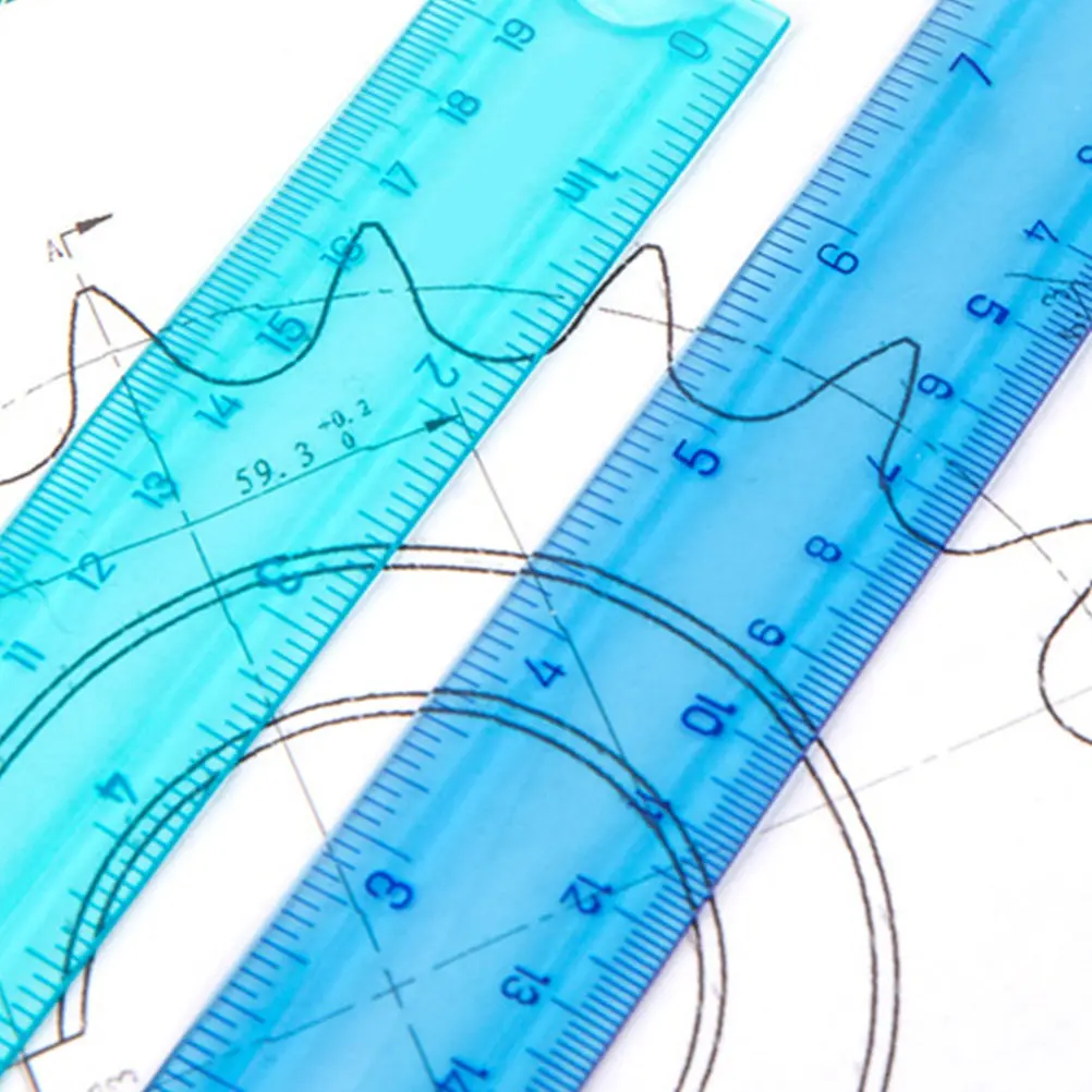 32pcs-premium-plastic-colored-rulers-30cm-12-inch-straight-ruler-dual-scale-metric-graduated-ruler-for-students