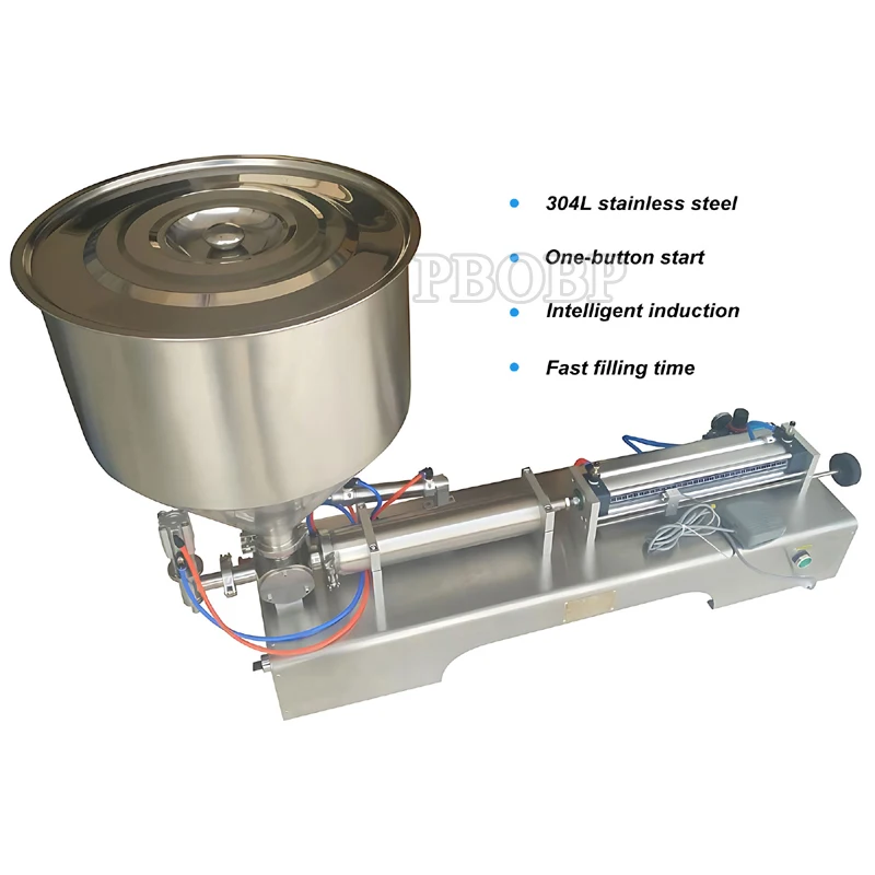 Semi-automatic Filling Machine Single Head Cream Shampoo Paste Filler Liquid Bottle Solution Filling Machine Manufacturing