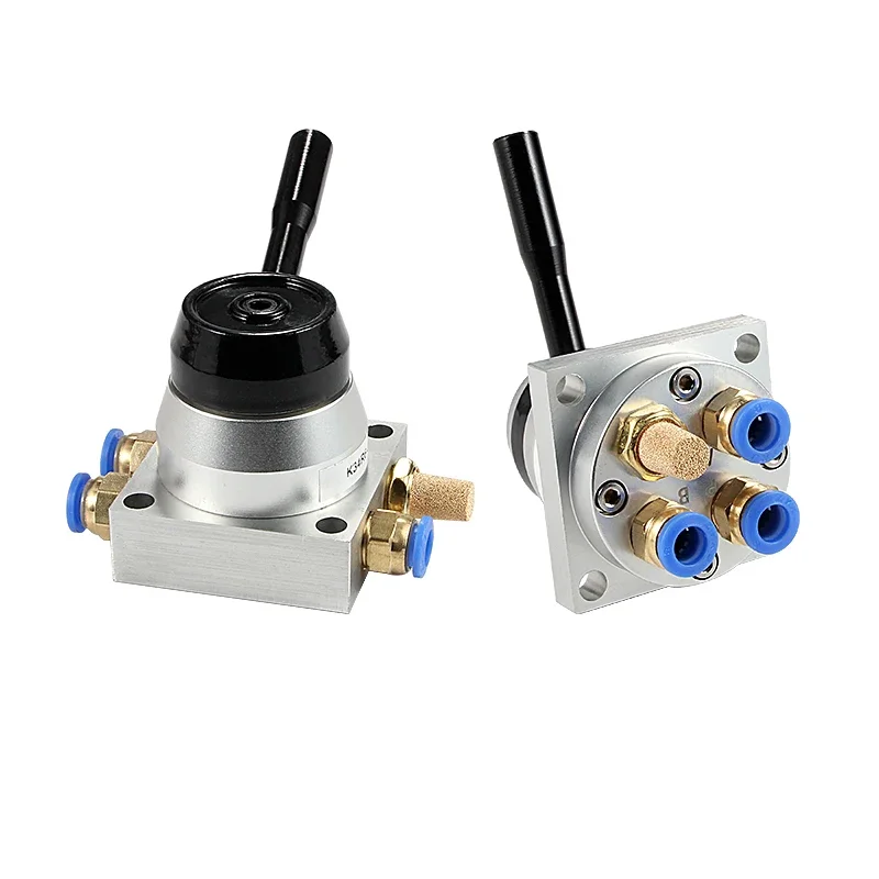 2 PCS Pneumatic switch manual with one inlet and two outlets K34R6-08D cylinder control directional valve manual plate valve