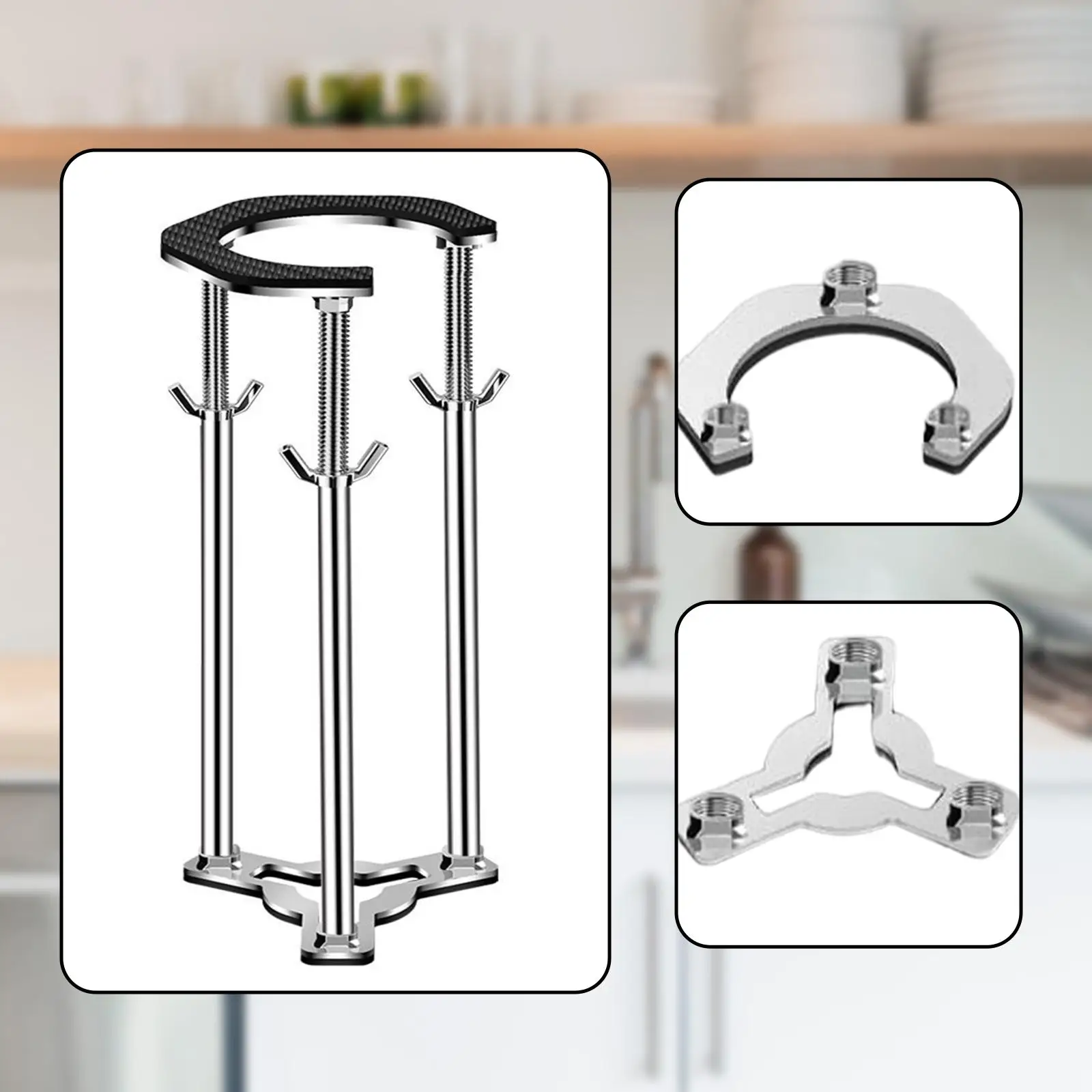 Undermount Sink Bracket Anti Slip Repair System for Decor Kitchen Wash Basin