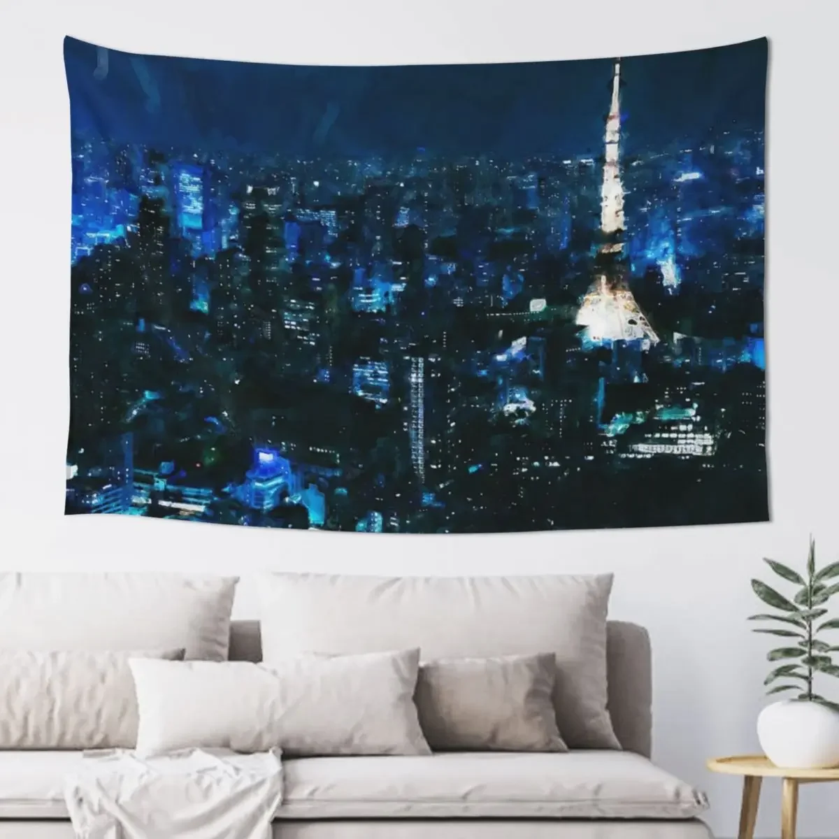 

Nightlife In Tokyo Tapestry Wall Hanging Home Supplies Tapestry