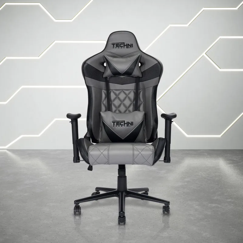 

Эргономичное игровое кресло Techni Sport XL, серый