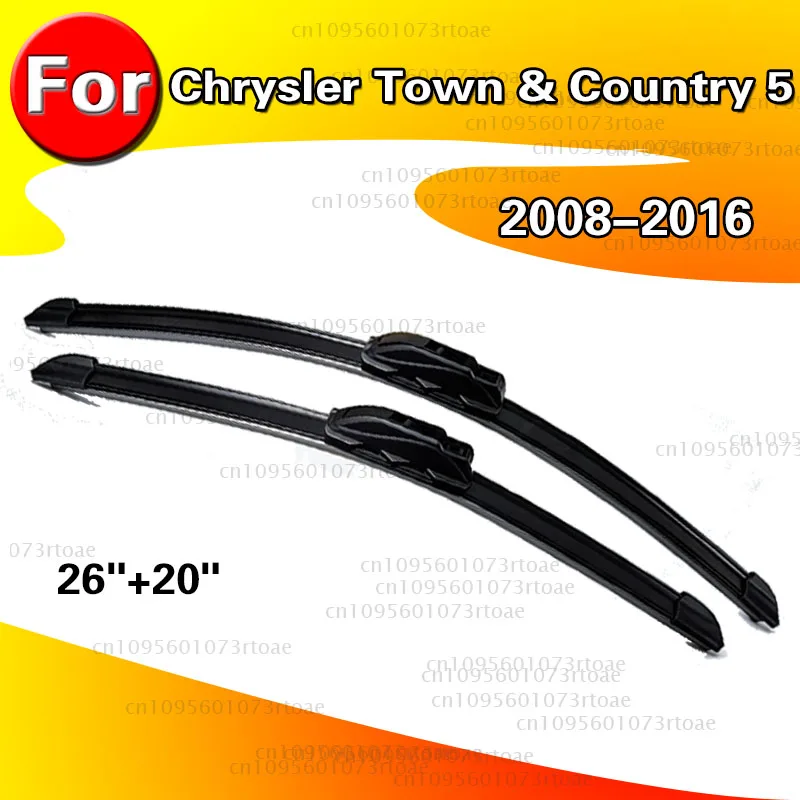 For Chrysler Town & Country 5 2008-2016 Car Wiper LHD Front Wiper Blades Windshield Windscreen ‌High-performance wiper‌ 26