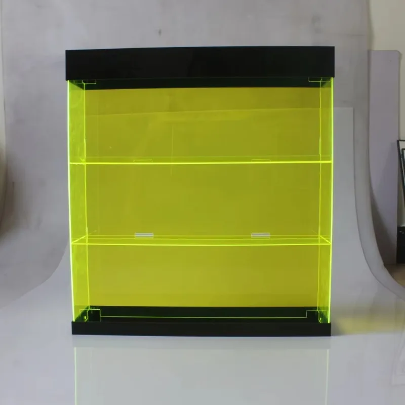 Customized transparent multi-color translucent wear-resistant acrylic display stand/box plastic products