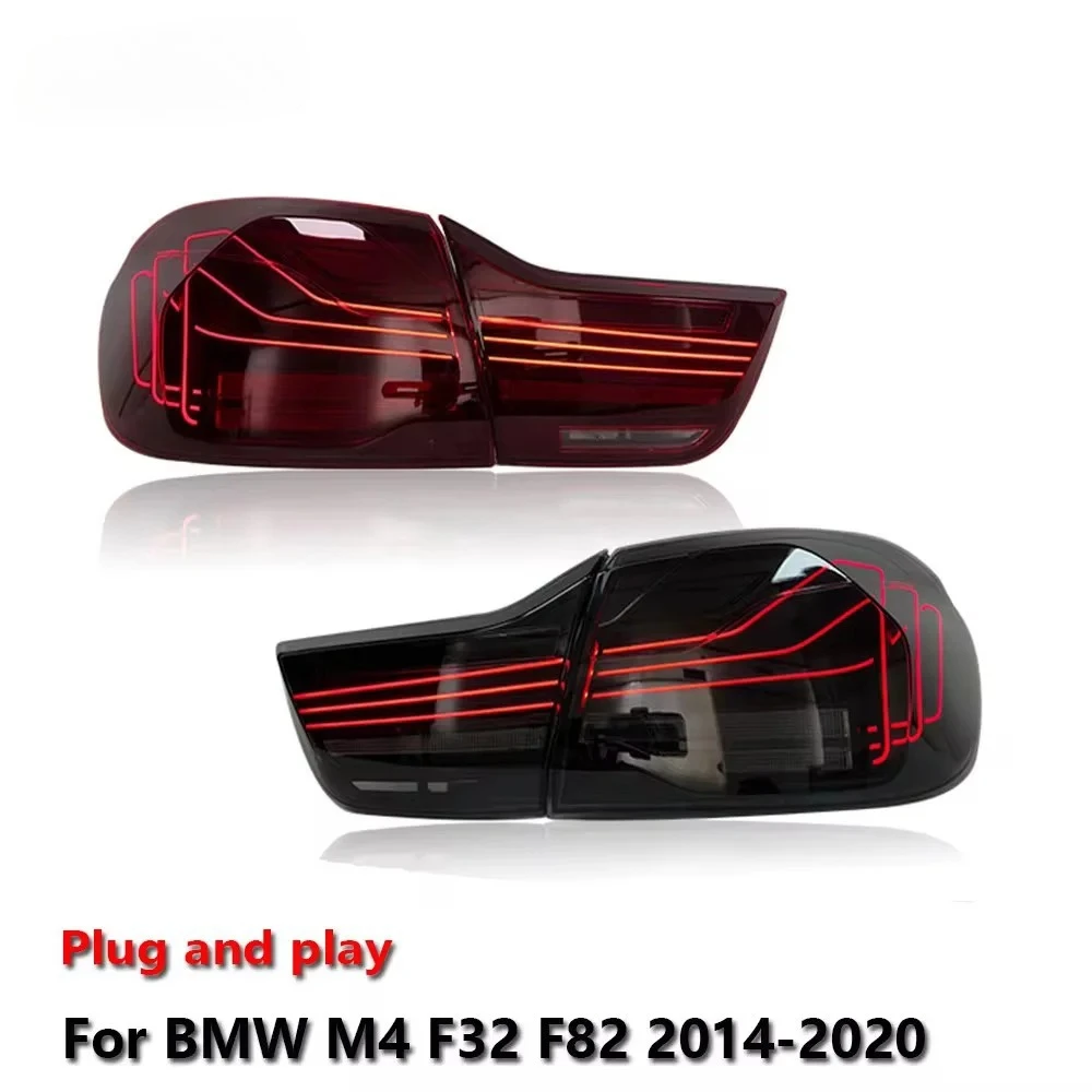 

Car LED Lamps ail Light Assemblies For BMW M4 F32 F82 480i 2014-2020 Auto Rear Fog DRL Brake Turn Signal Lamp Plug and Play