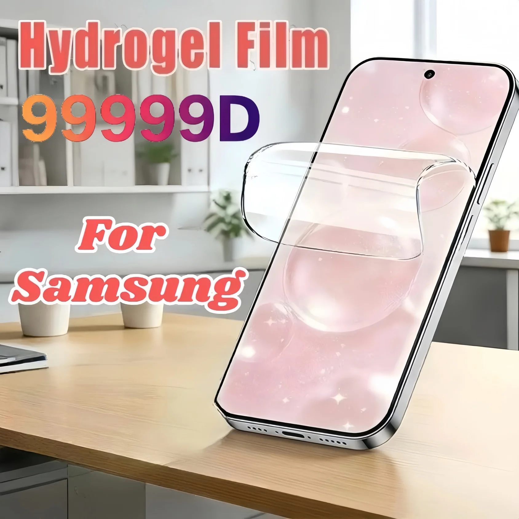 2 Pack Flexible Hydrogel Film for Samsung Galaxy A57/A37/A27/A17/A07 Screen Protector[NOT GLASS]Invisible Thin,Scratch Resistant