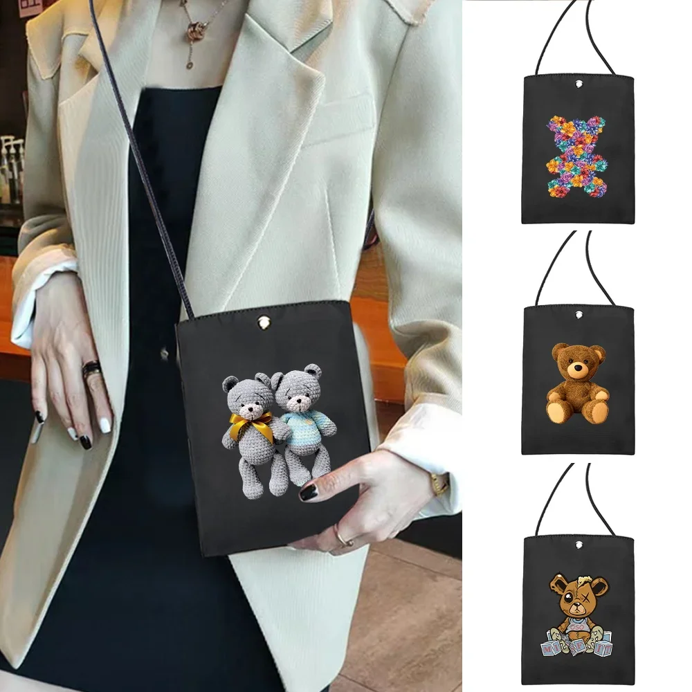 

Bear Series Mobile Bags Designer Crossbody Bags Wallets Card Holders Large Capacity Shoulder Bag Flap Card Lipstick Key Clutches