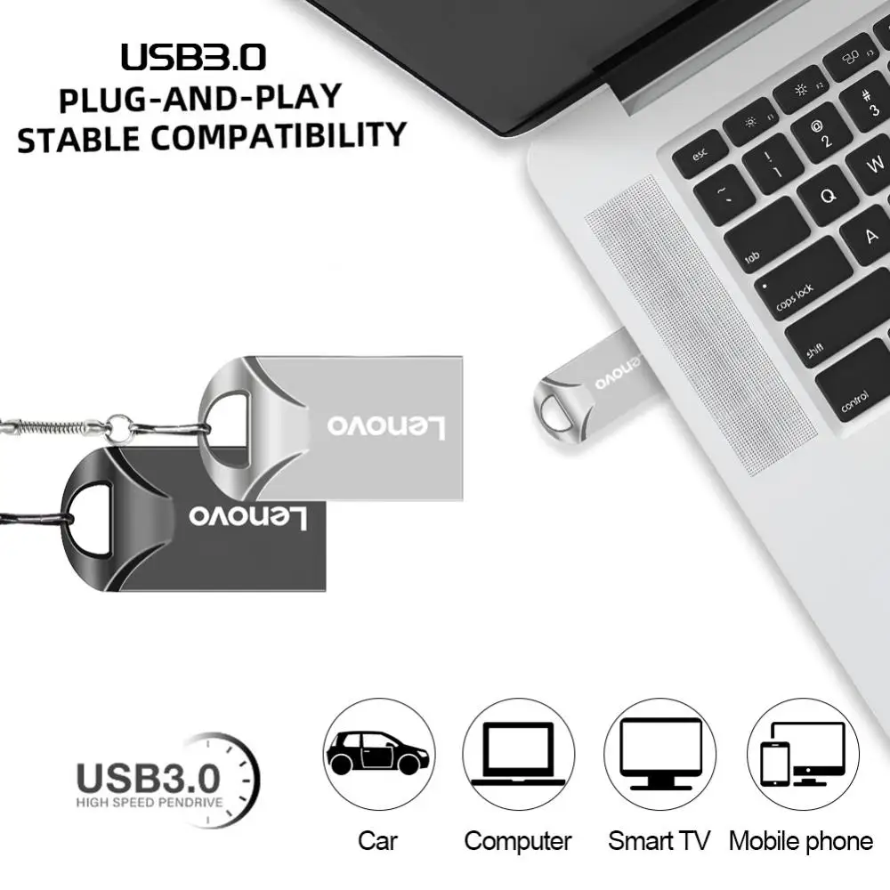 لينوفو-USB محرك أقراص فلاش بواجهة ، محرك قلم عالي السرعة ، 1 ميجابايت في الثانية ، 1 من من من من من من من من ، 2 ، سعة حقيقية ، مناسبة للكمبيوتر