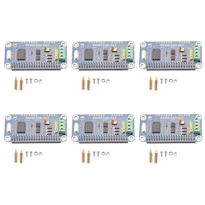 6x-waveshare-rs485-can-hat-per-raspberry-pi-consente-una-comunicazione-stabile-a-lunga-distanza-supporta-la-serie-raspberry-pi