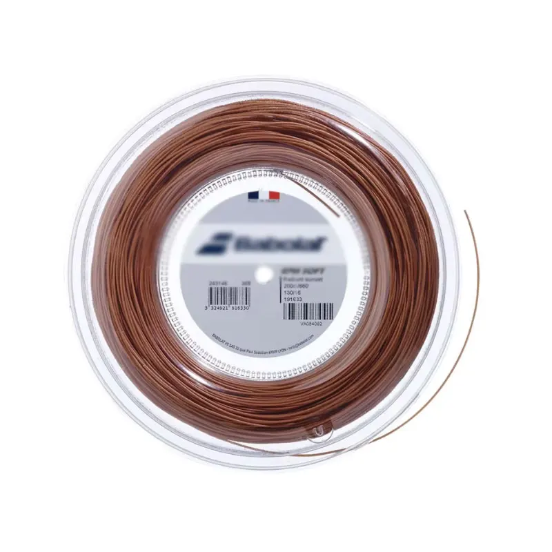 Hot Selling Soft Tennis Racquet String 1.25mm round Polyester 200m Training Accessory for Adults