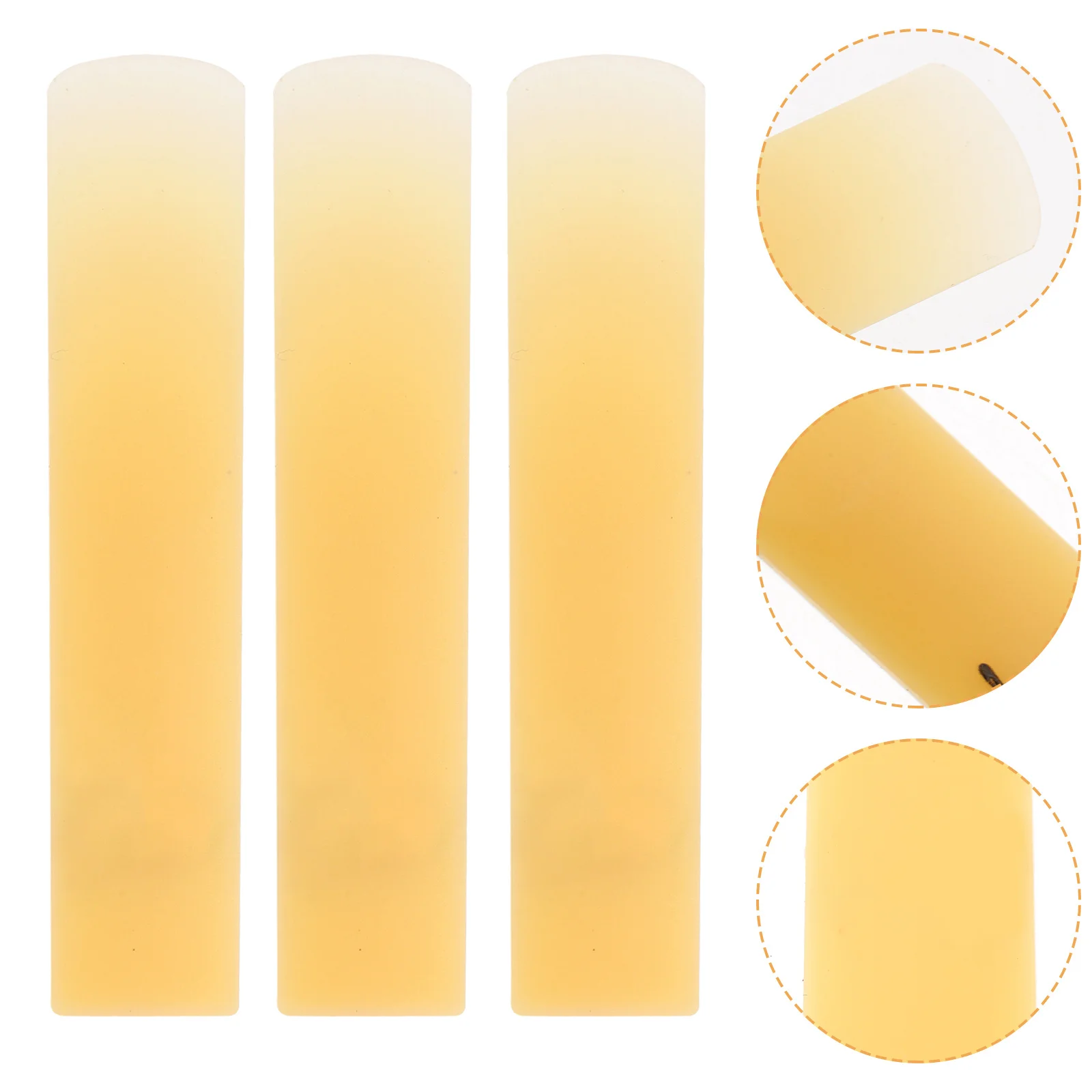 

3Pcs Durable Resin Clarinet Reeds Climate Resistant Safe Comfortable Accessories Clarinet Reeds Reed for Beginner