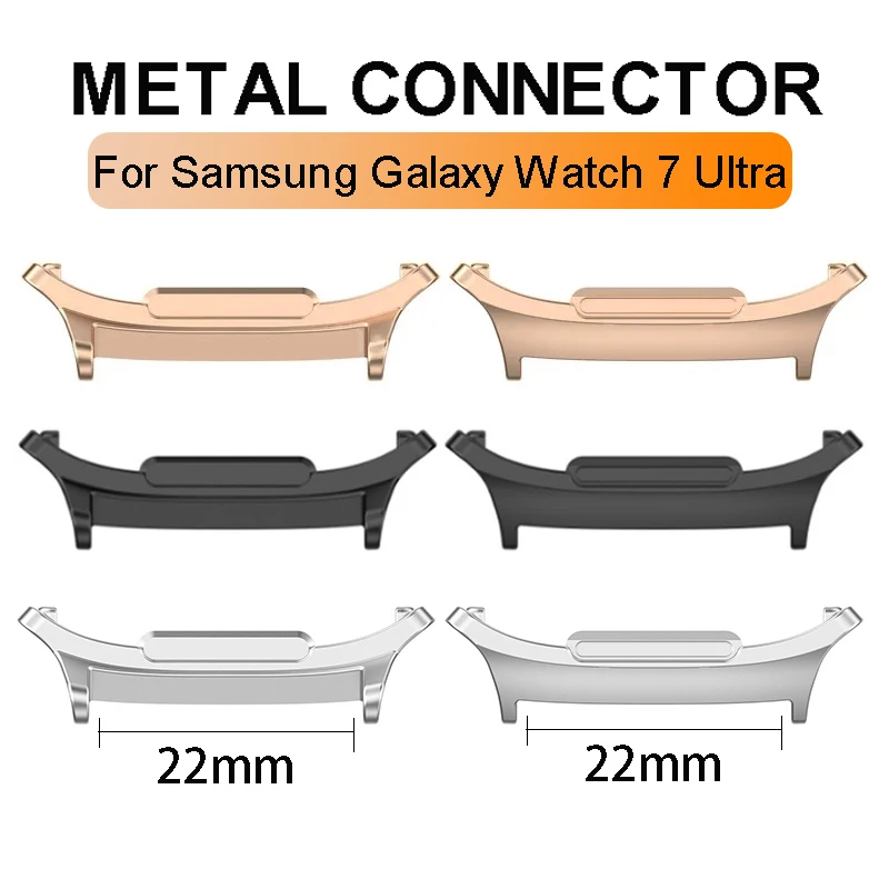 2Pcs Quick Fit Metal Connector for Samsung Galaxy Watch Ultra 2025 Adapter for Samsung Galaxy Ultra 47mm Replacement Accessories
