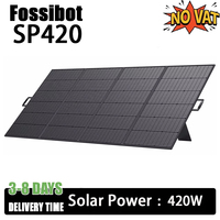 FOSSiBOT SP420 420W Portable Fordable Solar Panel 23.4% Conversion Efficiency IP67 Waterproof For Portable Power Station