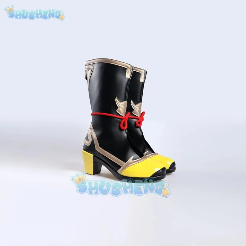 

2025 11 Genshin Impact cos Xiangling cosplay Anime game character shoes