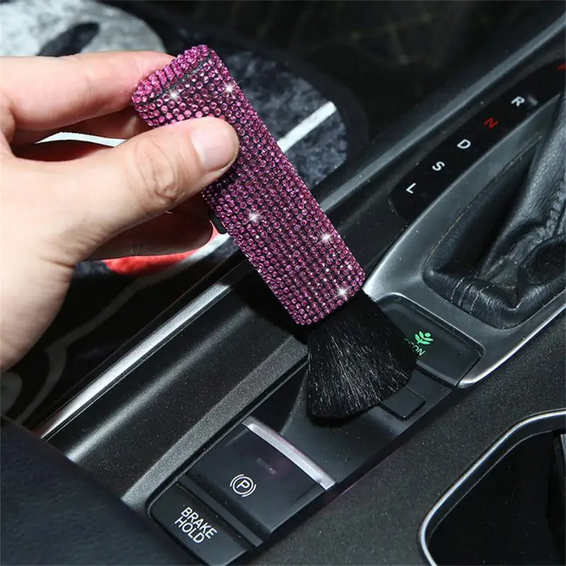 Desktop Brush With Synthetic Bristles Multi-function Durable Dustproof Brush Manual Brush For Gap Dust Removal Car Wash Brush