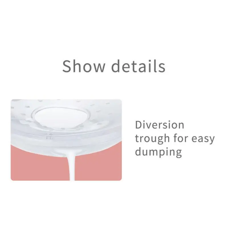 Silica Gel Portable Breast Milk Collector Postpartum Nipple Suction Container  Prevention Leakage Overflow Reusable Collect