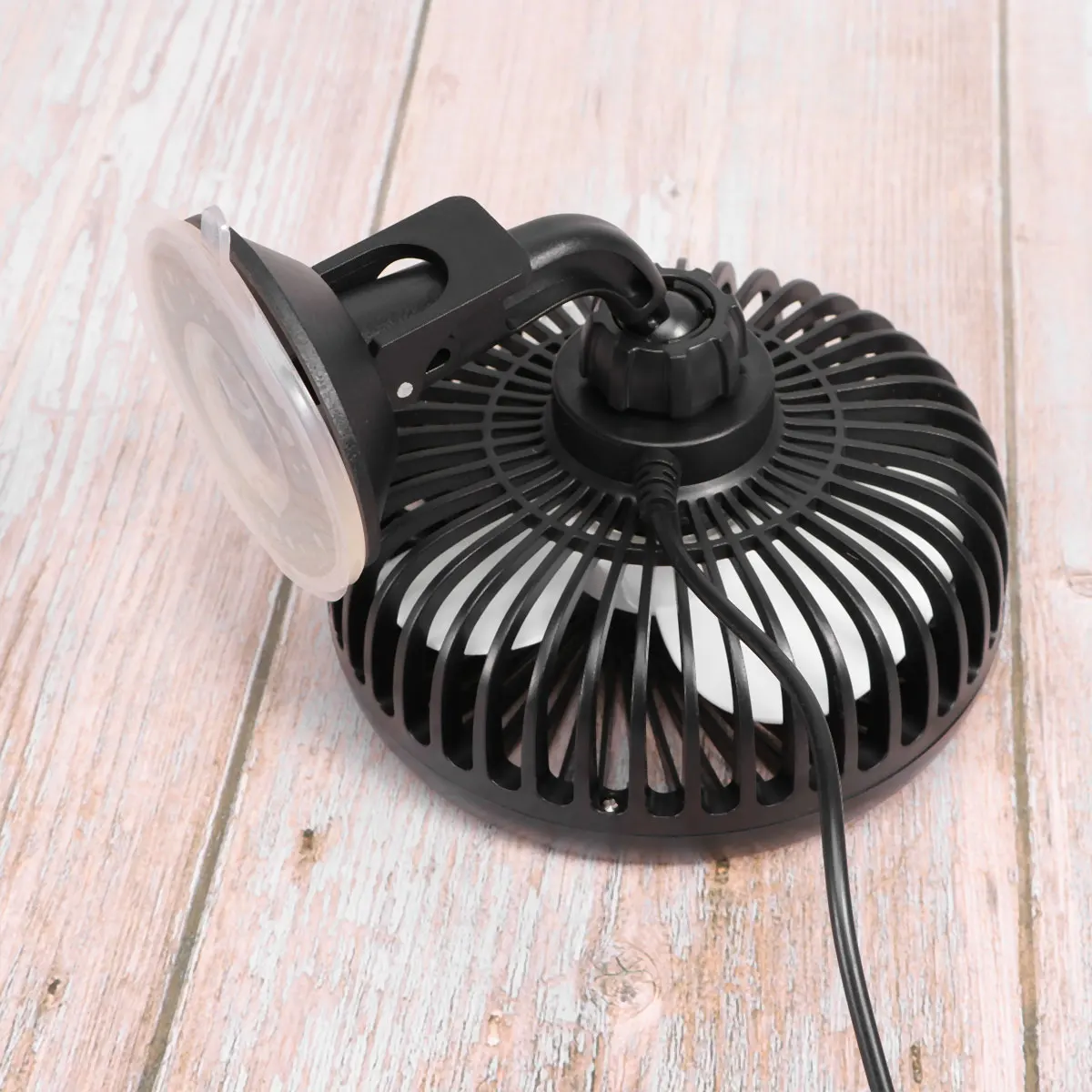 

12 /24V Car Fan Strong Wind Cooler Vehicle Dashboard Rotatable Cars Cooling USB