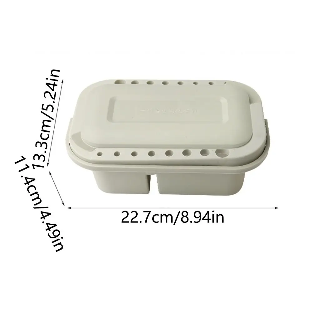 Handled Brush Washing Bucket All-in-One Palette Trays Painting Brush Washer Pen Holder Fine Separation Artist Cleaner Box