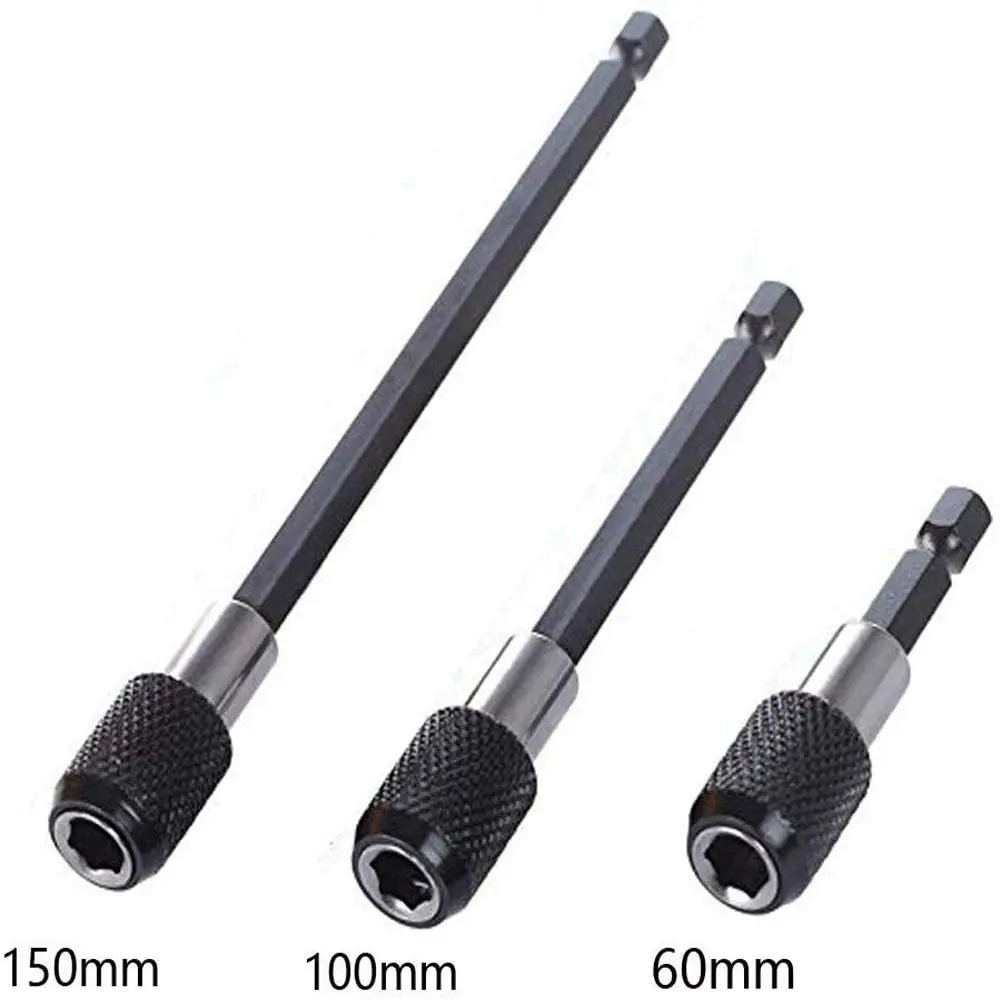 1/4 ''105 grados taladro de ángulo recto + 1/4 barra de extensión vástago hexagonal portapuntas de destornillador + Impacto hembra Flexible ángulo extensión de broca