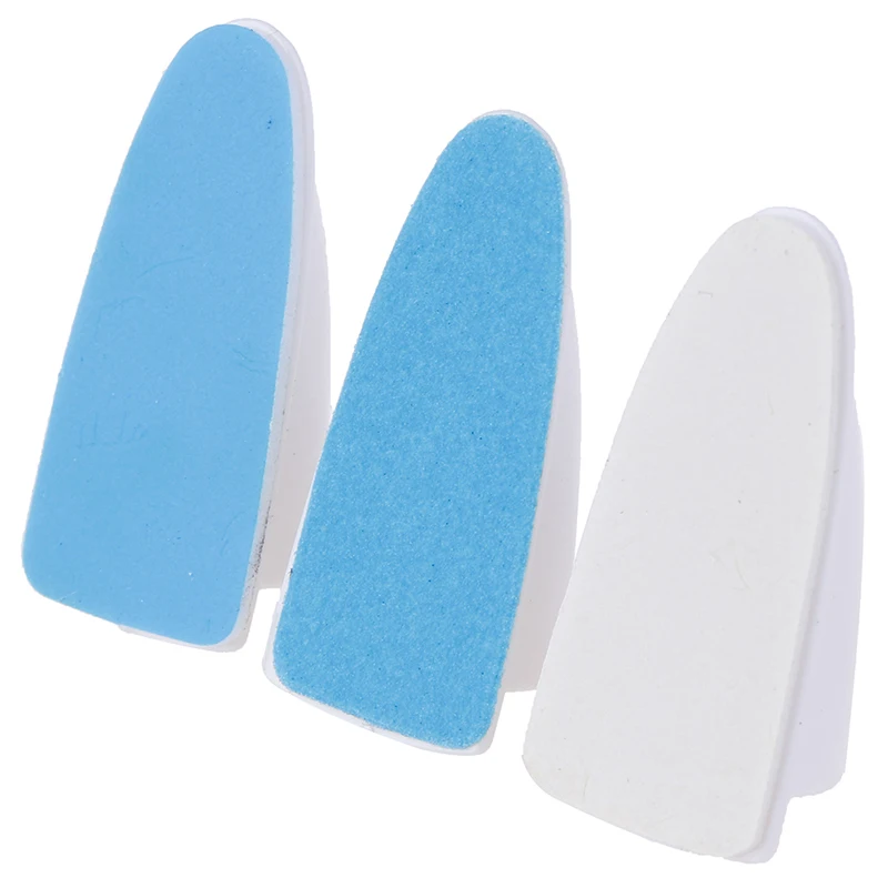 3Pcs Replacement Heads 3Bits Electric Nail File Machine Nail Pedicure Buffer Tool Kit!~