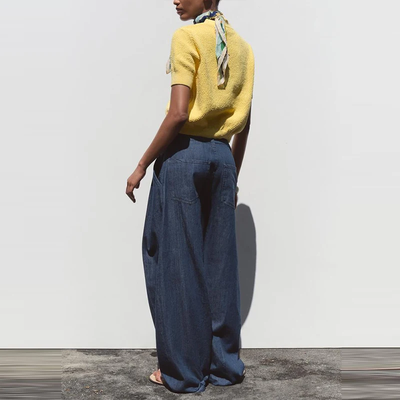 Sommer 2025, gestrickte Jaet-Stern-Knopf-Design, offene Strickjacke aus Polyesterfaser, modische Oberbekleidung