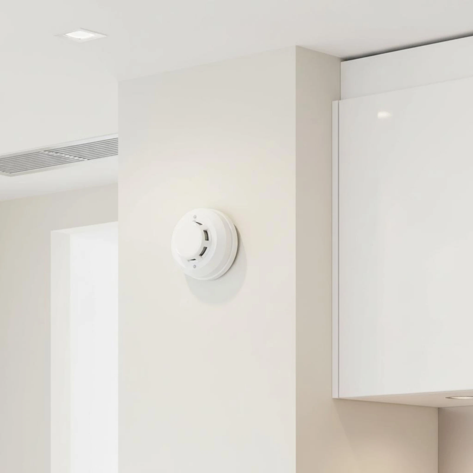 Direct-Wire Fire Alarm Illuminated Display Visual Notify Photoelectric Fire Alarm Ceiling Mount Fire Alarm Rapid Detection Home