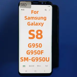 Bilashmart Original Samsung Galaxy S8 AMOLED Display Touchscreen Digitizer S8SM G950U G950 G950F LCD High Quality Replacement Component